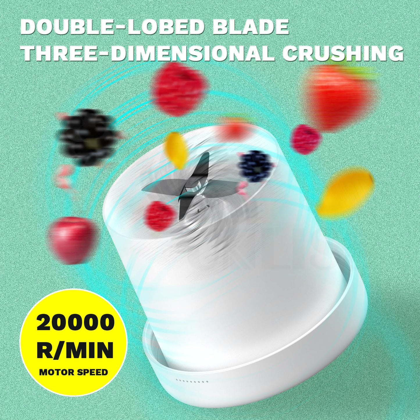 Portable Electric Mini Juicer Blender Bottle
