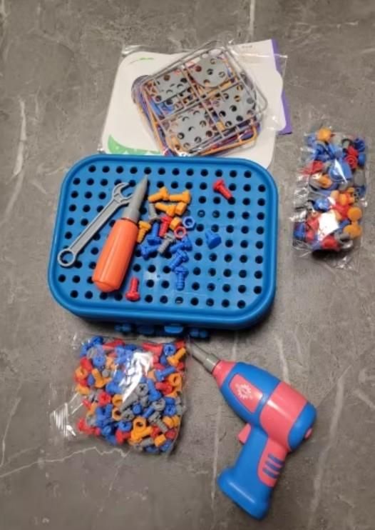 3D Screw Puzzle Box – STEM Drill Tool Set for Kids | Educational Construction Toy