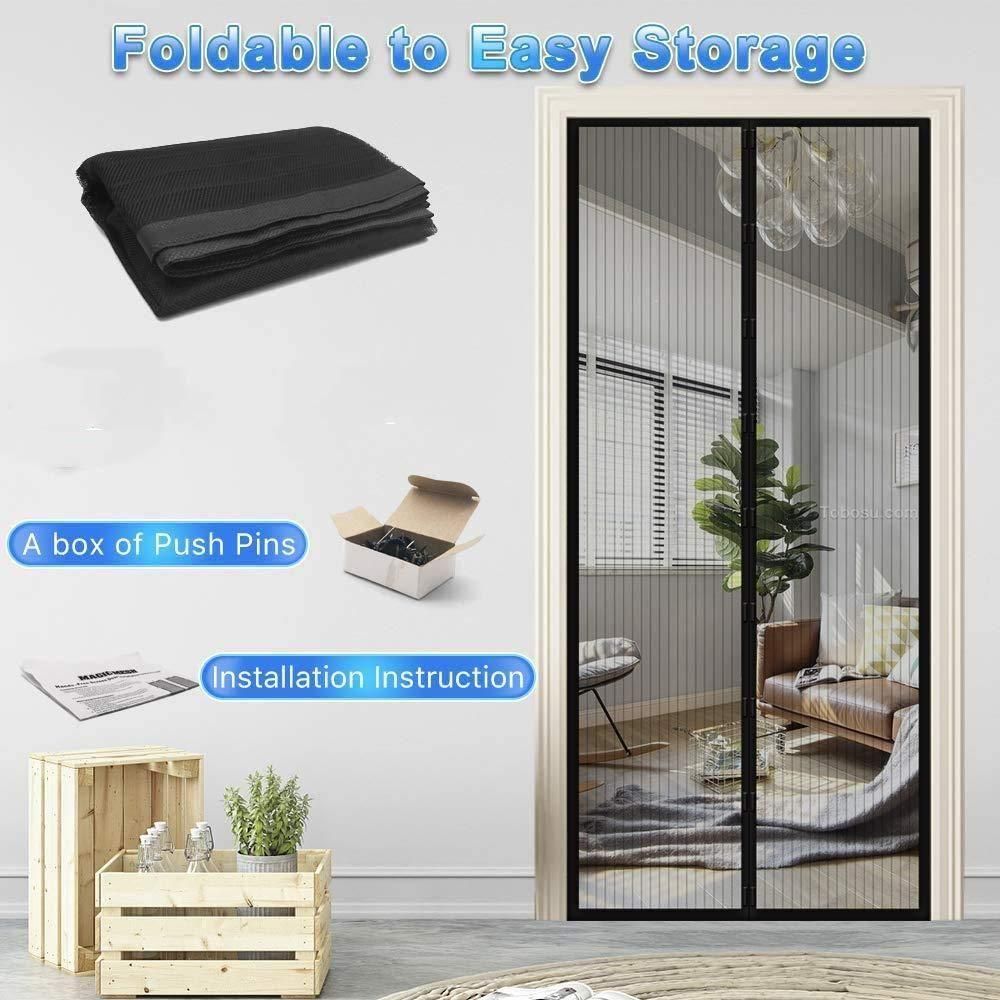 Magnetic Mesh Screen Door – Hands-Free Bug Protection