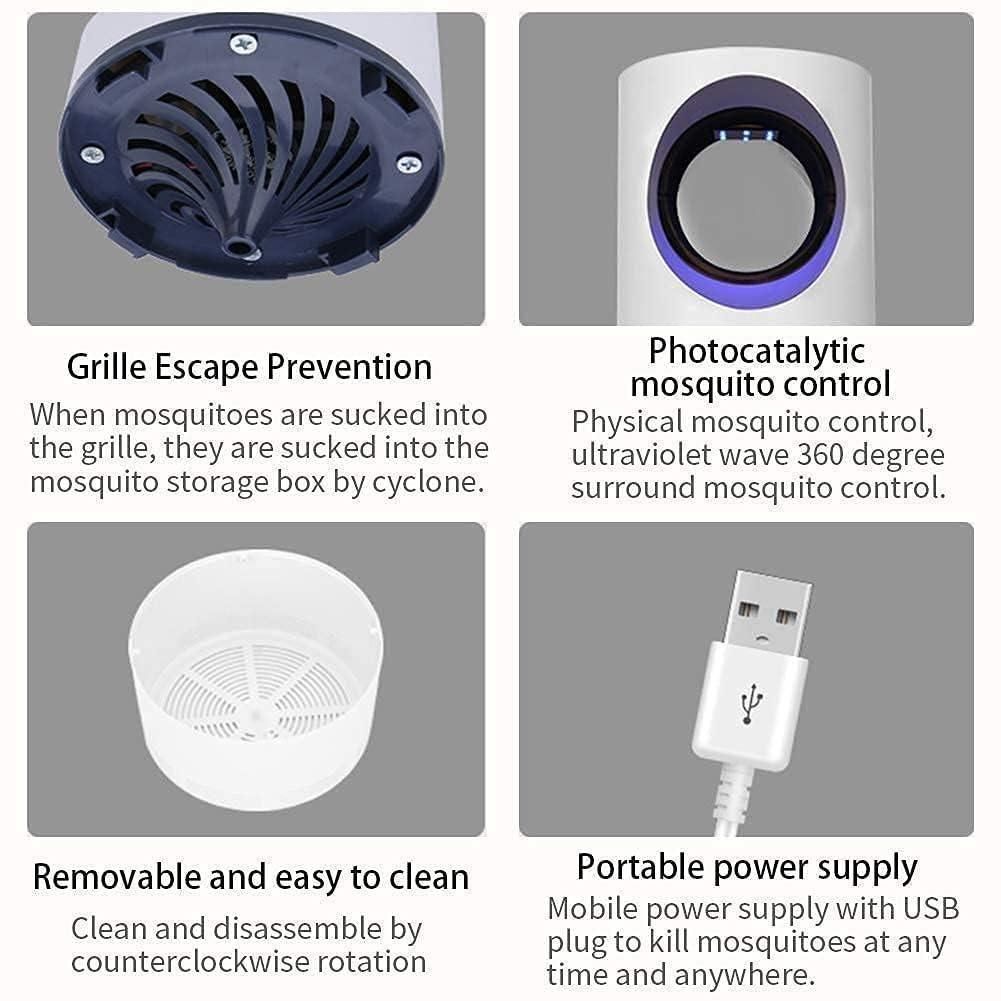Eco-Friendly USB Mosquito Killer Lamp – Safe, Silent & Effective Protection for Your Family