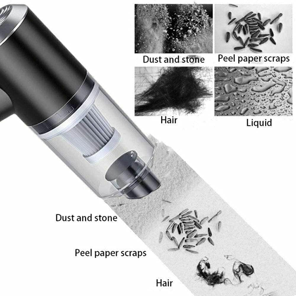 Portable Air Duster & Wireless Vacuum Cleaner – 2-in-1 Smart Cleaning Tool