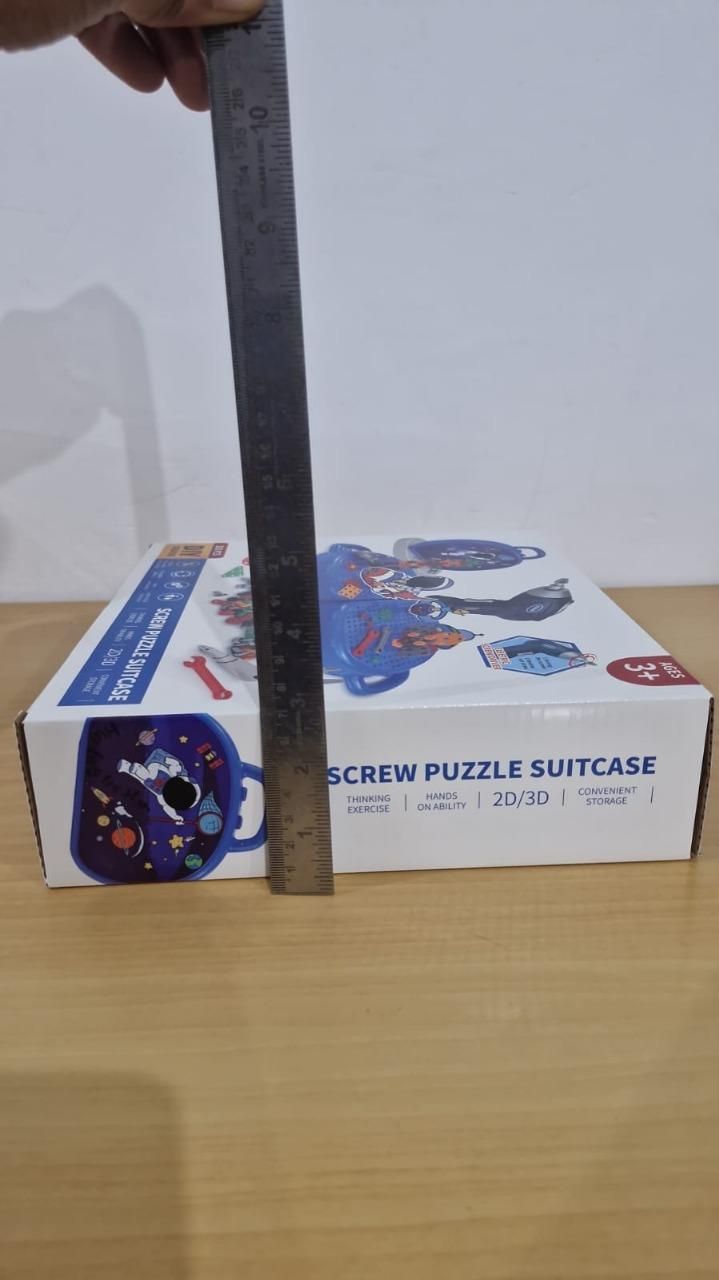 3D Screw Puzzle Box – STEM Drill Tool Set for Kids | Educational Construction Toy