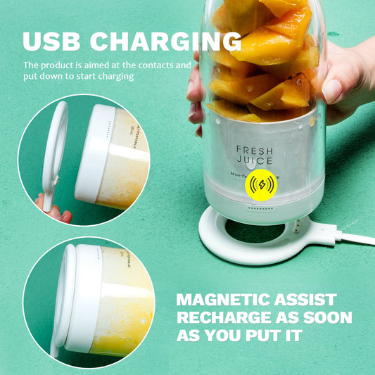Portable Electric Mini Juicer Blender Bottle
