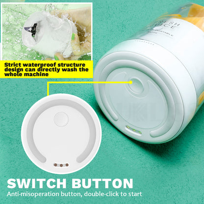 Portable Electric Mini Juicer Blender Bottle