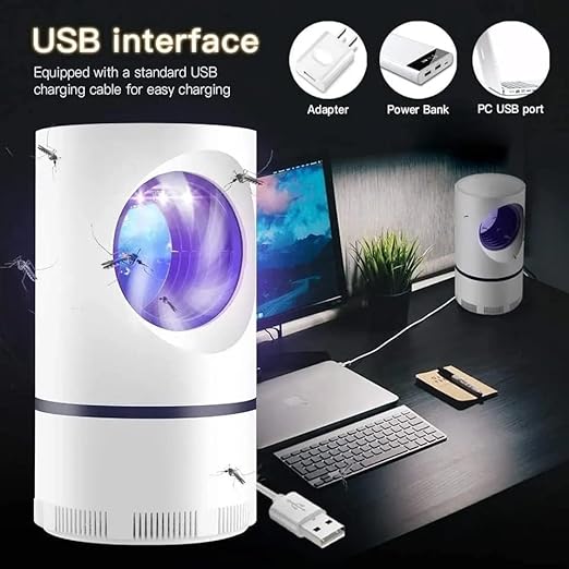 Eco-Friendly USB Mosquito Killer Lamp – Safe, Silent & Effective Protection for Your Family