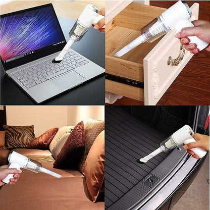 Portable Air Duster & Wireless Vacuum Cleaner – 2-in-1 Smart Cleaning Tool