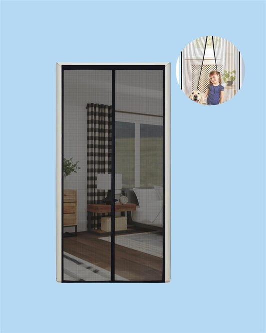 Magnetic Mesh Screen Door – Hands-Free Bug Protection